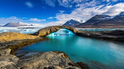 Arctic Iceberg Arch