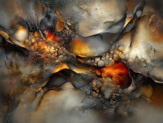 Abstract Art Chaos and Turmoil