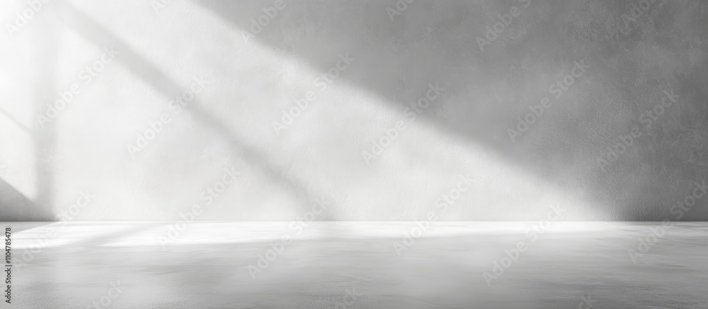 Poster minimalist gray wall background for product display and interior design