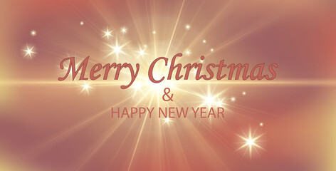 Festive Christmas Eve with Sparkling Stars