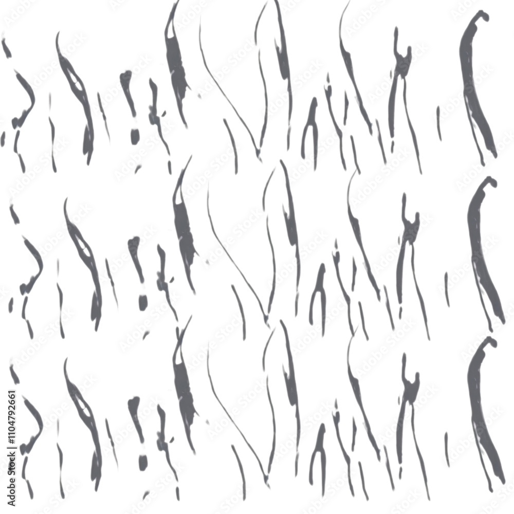 Poster abstract pattern of flowing lines resembling grass in monochrome design