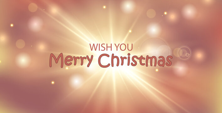 Abstract Christmas Festival Background with buka and Starry Glow