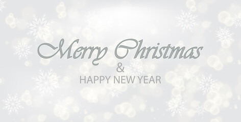 Christmas illustration Snowfall And Stunning Design on white background