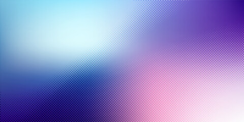 Abstract halftone gradient. Vector vibrant background, with blending colors and textures.