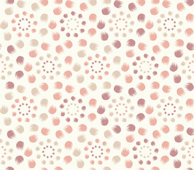 seamless pattern texture background with circles Brown theme design for used in textiles, tiles, wallpapers, background