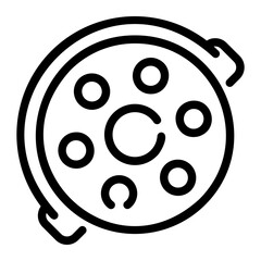 Obraz premium dental light Line Icon