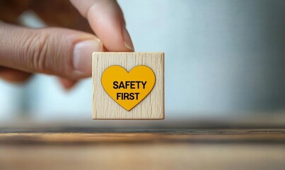 Safety First Puzzle Piece, Workplace Safety, Employee Protection, Hazard Awareness, Zero Accident Initiative, Industrial Caution Sign, Safe Work Environment