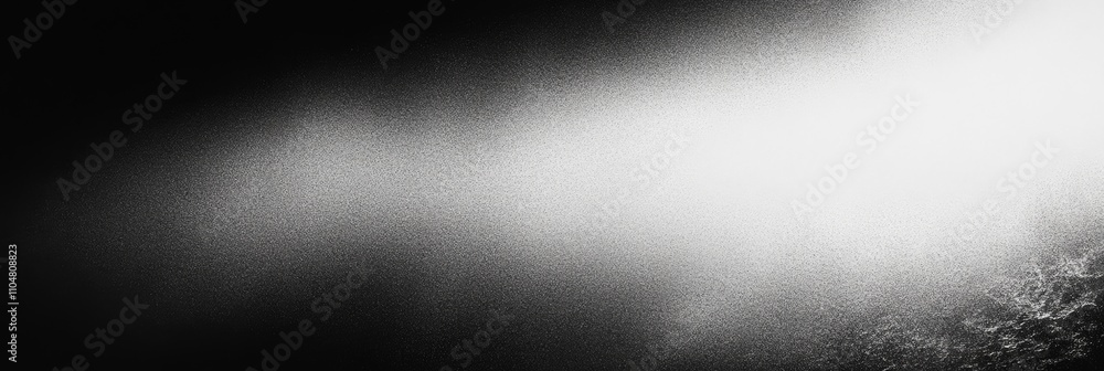 Aufkleber black white gradient abstract background texture grainy smooth transition design