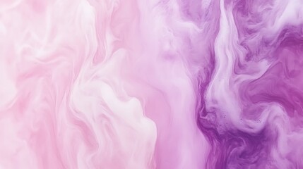 Obraz premium Abstract Swirling Pink and White Liquid Texture