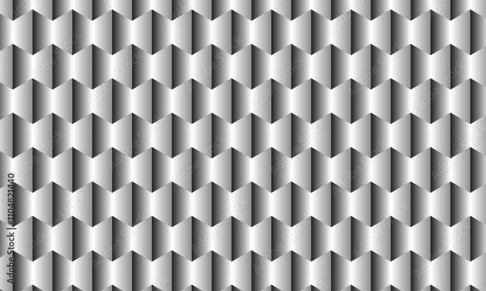 Aufkleber abstract monochrome geometric gradient polygon pattern vector art can be used background.