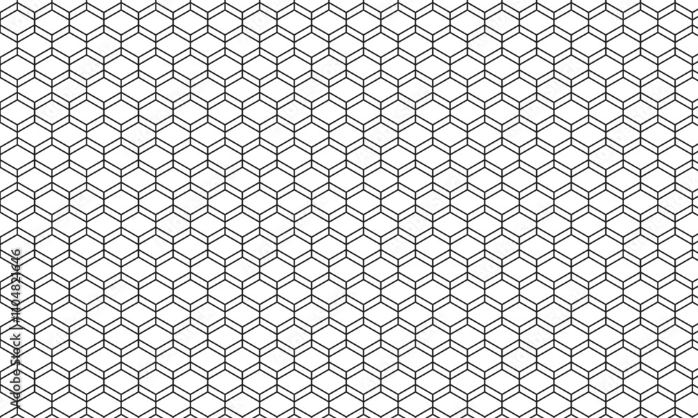 Aufkleber abstract monochrome geometric outline polygon pattern vector can be used background.