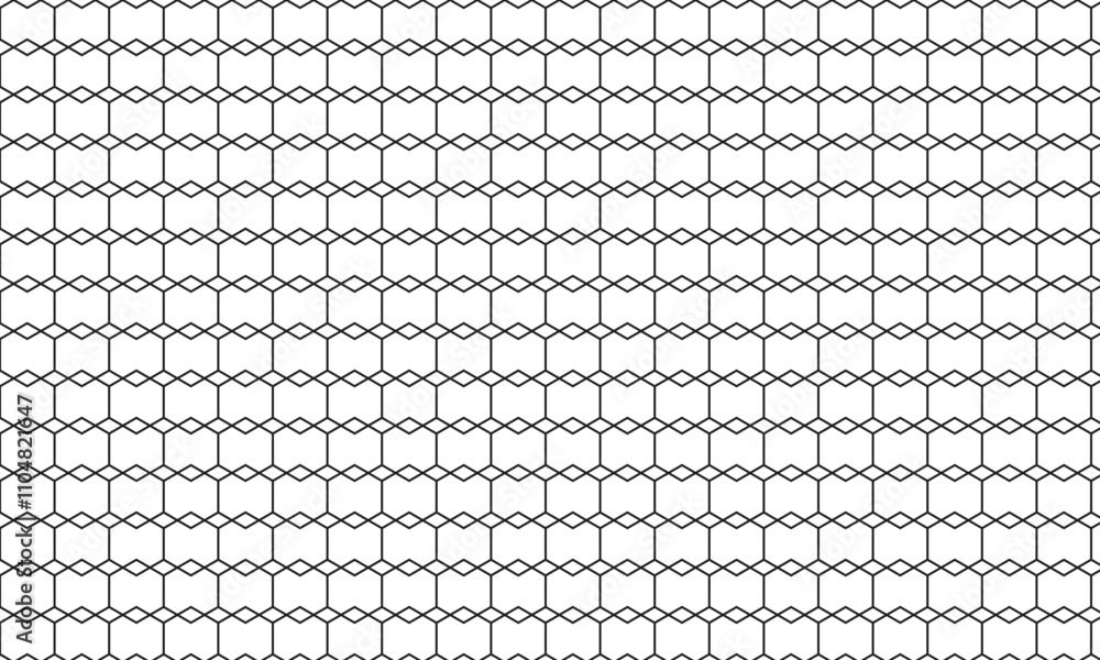 Poster abstract monochrome geometric outline polygon pattern art can be used background.