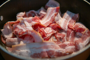Frying Nitrate Free Bacon