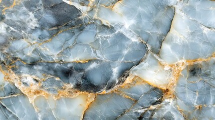Fototapeta premium Abstract Marble Texture with Gray, White, and Gold Veins