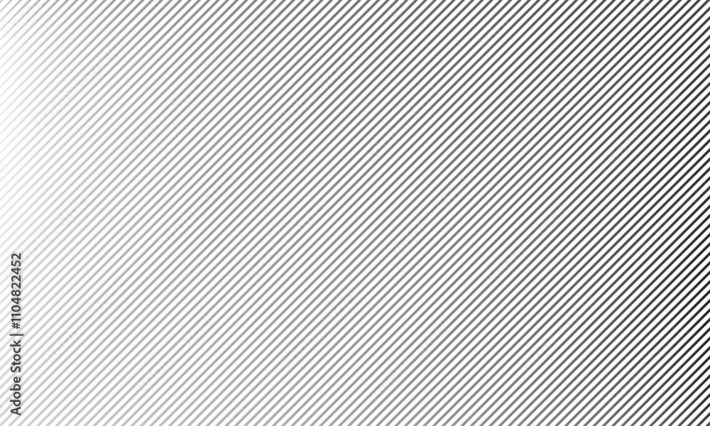 Poster abstract monochrome geometric black white gradient diagonal line pattern can be used background.