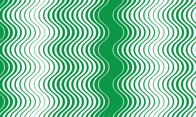 abstract monochrome geometric green thin to thick smooth wavy line pattern can be used background.