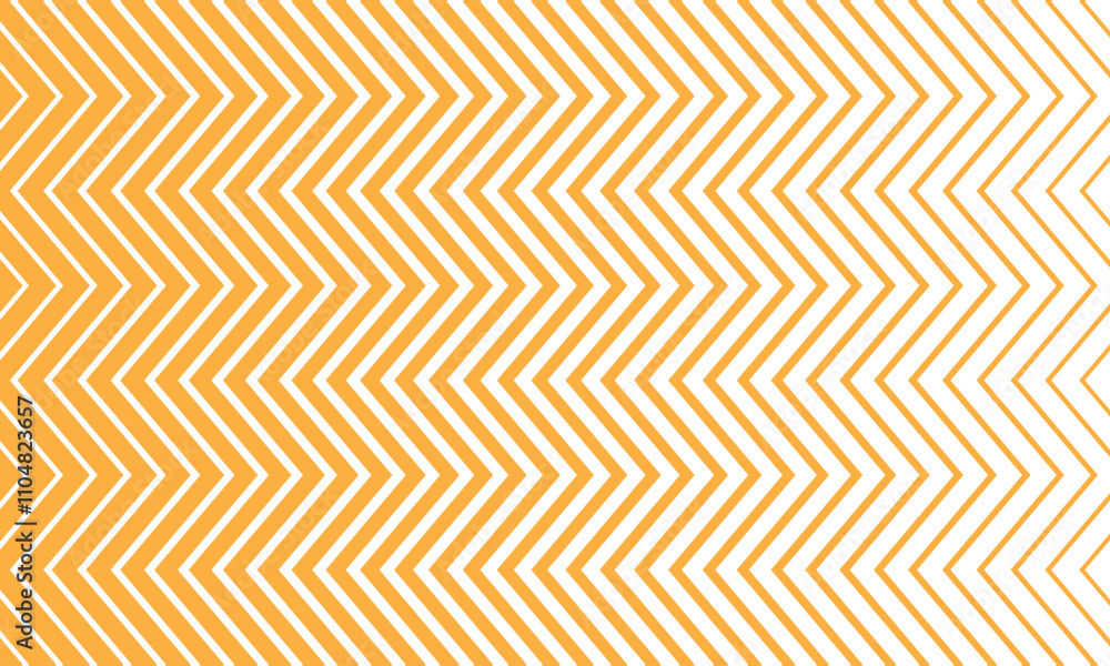 Aufkleber abstract monochrome geometric orange thin to thick corner wave line pattern can be used background.