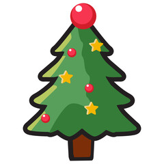 Green Christmas Tree 