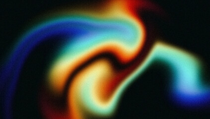 4K Beautiful color gradient background with noise. Abstract pastel holographic blurred grainy gradient banner background texture Colorful digital grain soft noise effect, aesthetic iridescent texture