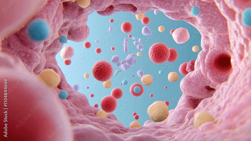 Poster Microbial diversity exploration cellular environment science content close-up viewpoint