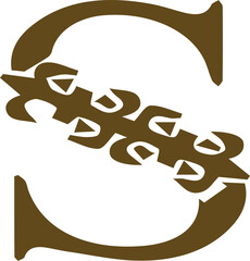 Alphabet art color signs letters design