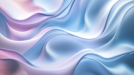 Obraz premium Abstract wavy fabric texture, soft colors blending and flowing smoothly.