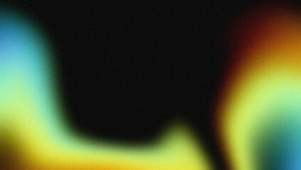 4K Beautiful color gradient background with noise. Abstract pastel holographic blurred grainy gradient banner background texture Colorful digital grain soft noise effect, aesthetic iridescent texture