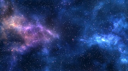 Naklejka premium Cosmic Nebula Background Starry Night Sky Galaxy Space Universe Astronomy