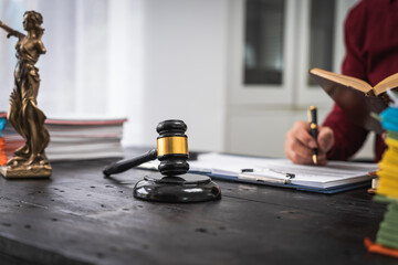 Close-up of a Thai lawyer symbolizing justice.Offering legal services online consultations.Justice emphasizes fairness,represented by Queen Justice as a universal symbol of equality  lawful guidance