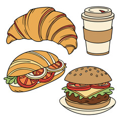  Realistic Isolated Food Icons for Marketing and Design