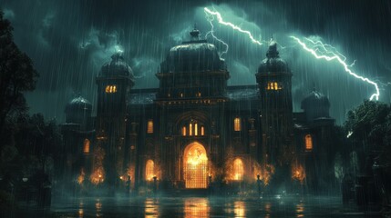 Stormy Night at the Manor