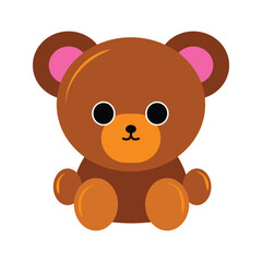 Brown Bear Vector Illustration