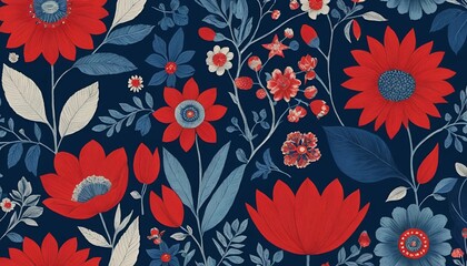  pattern with flowers