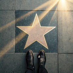 Walk of Fame Star Success Achievement Hollywood Dreams