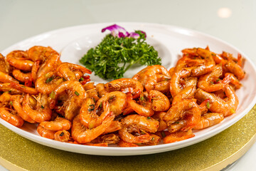 Chinese ugwy salt-baked sand shrimp