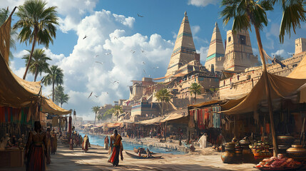 buddhist temple in the city