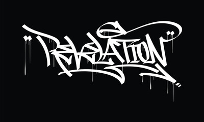 REVELATION graffiti tag style design