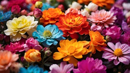 bouquet of colorful flowers