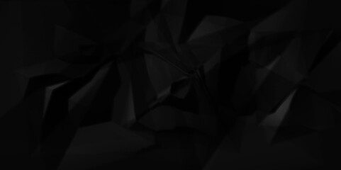 Obraz premium Parchment paper black crumpled paper background texture pattern overlay. wrinkled high resolution arts craft and crushed rumple seamless crumpled paper. 