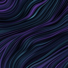 Obraz premium Abstract dark purple and teal wavy lines background.