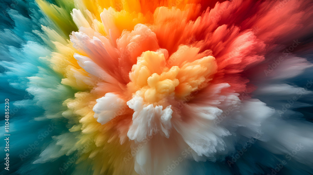 Poster abstract colorful explosion background image