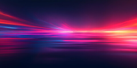 Vibrant Hues Abstract Background, Digital Art