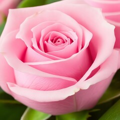 Fototapeta premium Close-up of a delicate pink rose.