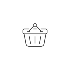 Fototapeta premium Shopping basket icon template vector illustration