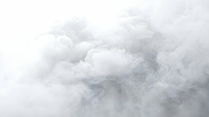 Fototapeta premium Abstract White Smoke Background: Swirling Vapor Creates Ethereal, Misty Texture for Design