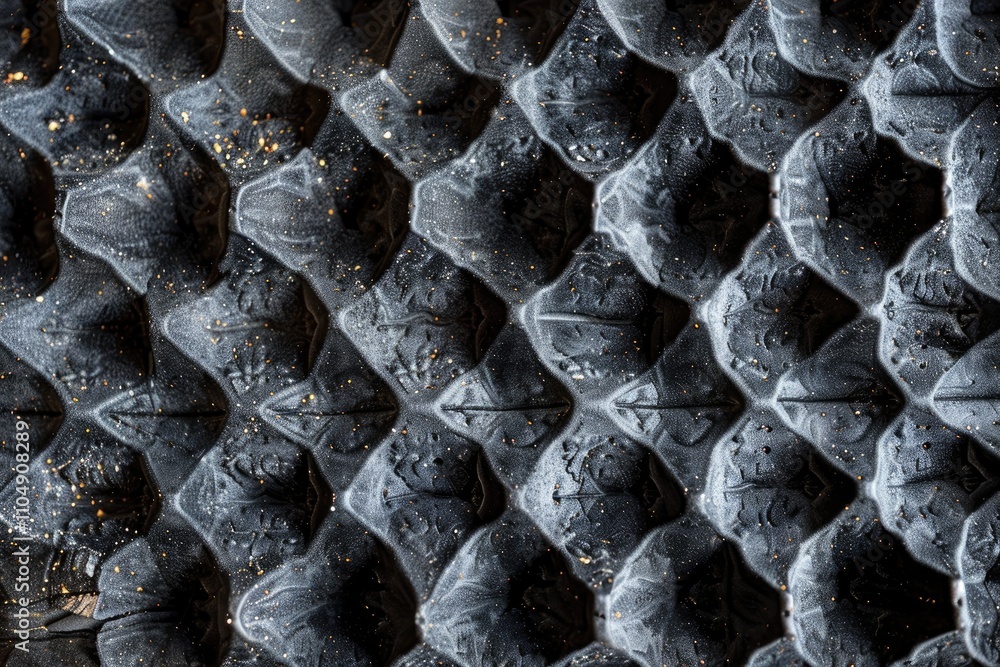 Aufkleber dark, textured surface with gold flecks; repeating geometric pattern. ideal for backgrounds, texture