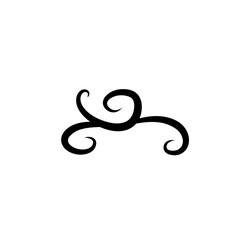 swirl decoration element