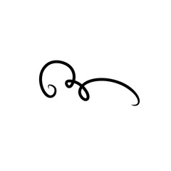 swirl decoration element