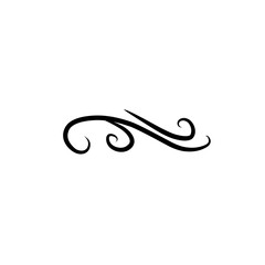 swirl decoration element