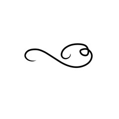 swirl decoration element